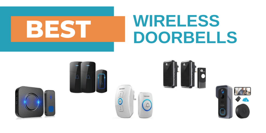 wireless doorbells collage