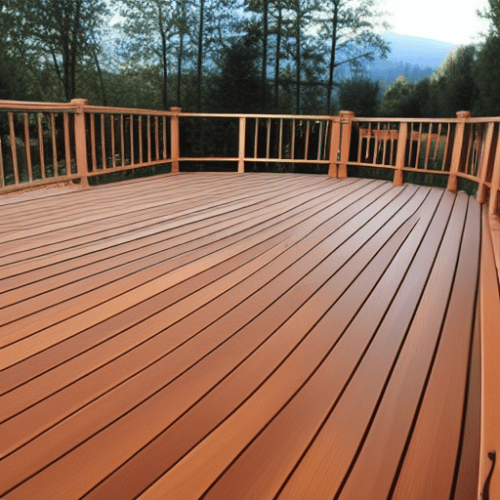 Decking that is neat and polished