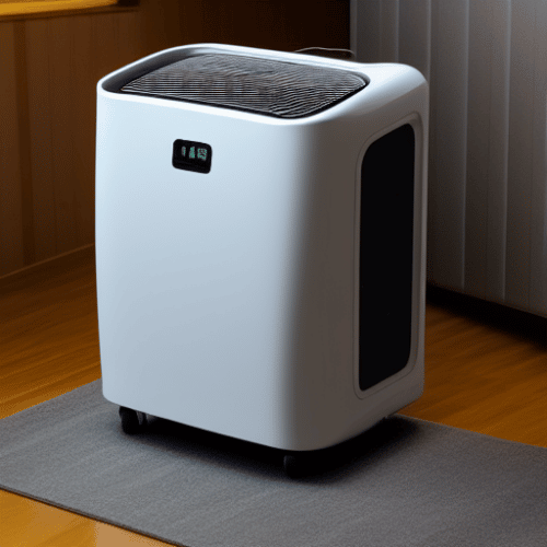 Dehumidifier in the living room