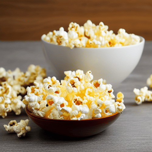 Bowls of popcorn