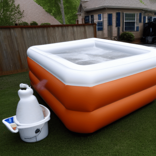 Cleaning an Inflatable Hot Tub 