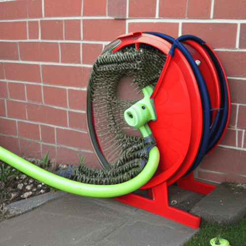 Making a garden hose reel