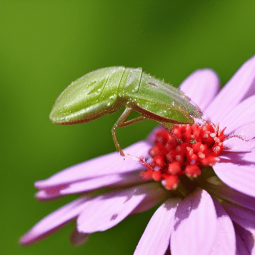 greenfly on the flowers