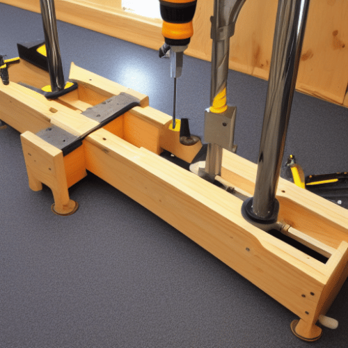 using a bench drill
