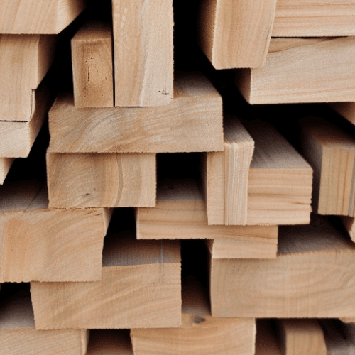 rough-sawn timber