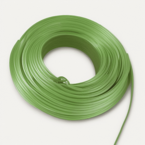 green line for a garden tool
